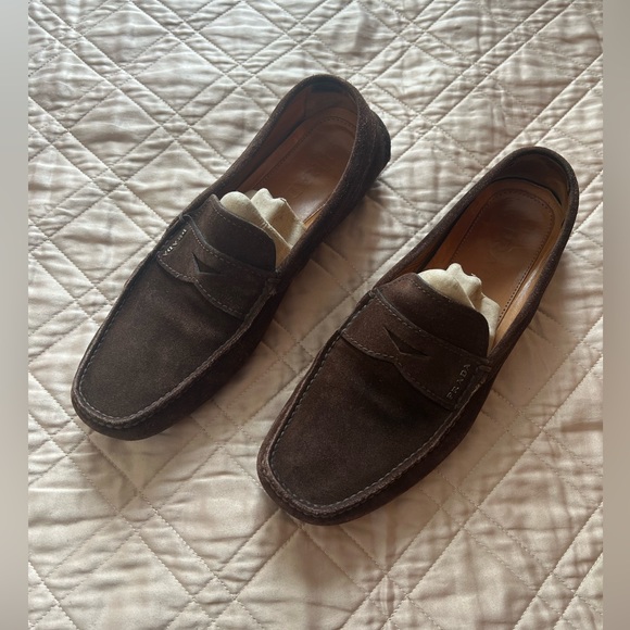 Prada Other - Prada brown suede shoes